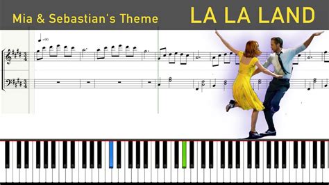 MIA Piano & SEBASTIAN'S LA LA LAND THEME Justin Hurwitz .